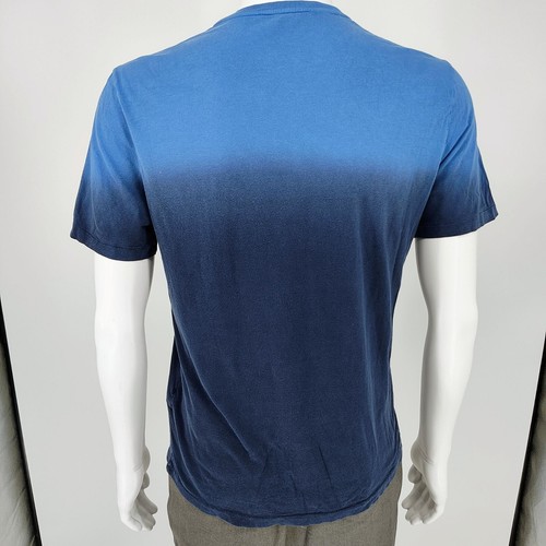 Camiseta Prada Verfied Auténtica Para Hombre Cuello Redondo Azul Degradado Manga Corta (Pequeña) - Imagen 3 de 11