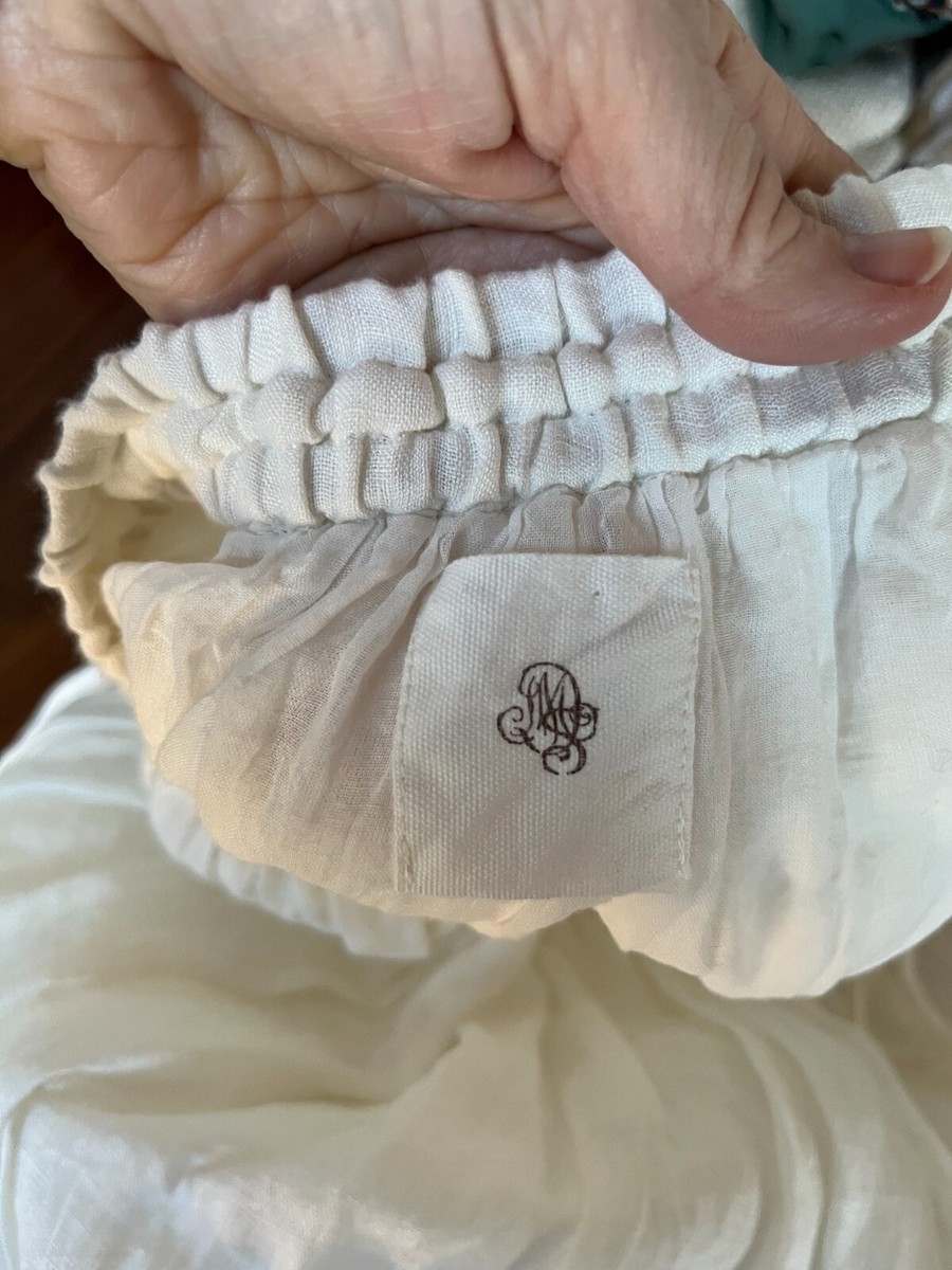 Maison de Soil Skirt High Rise Drawstring Waist Linen Ivory Maison de Soil Skirt High Rise Drawstring Waist Linen Ivory