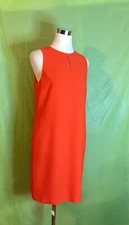 Lauren Ralph Lauren Women’s Size 6 Sleeveless Orange Keyhole Shift Dress