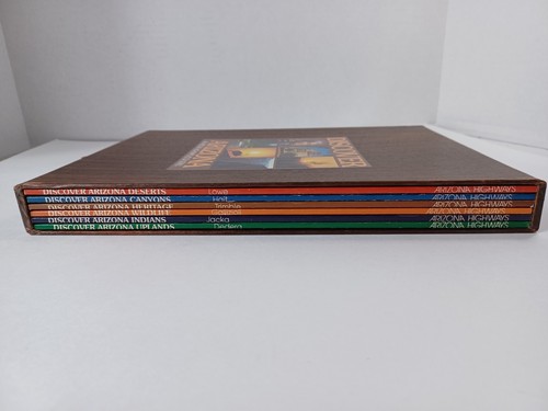 DISCOVER ARIZONA - Boxed Set of 6 - Arizona Highway Series 1979 w/ Slipcase VTG - Picture 18 of 18