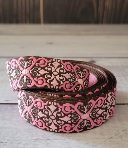 Woven Jaquard Ribbon Trim Scroll X Pattern - Picture 8 of 14