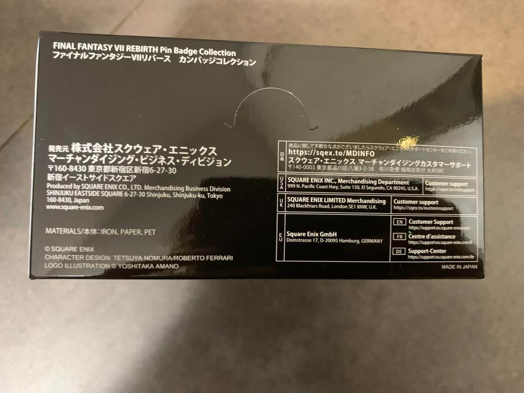 SQUARE ENIX Final Fantasy VII Rebirth Pin Badge Collection All 12