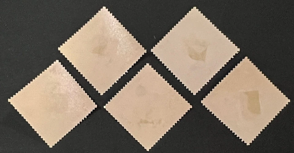 旅行邮票:哥斯达黎加航空邮件邮票斯科特 #C303-C307 短套装完好 MOGH — 第 4/4 张图片