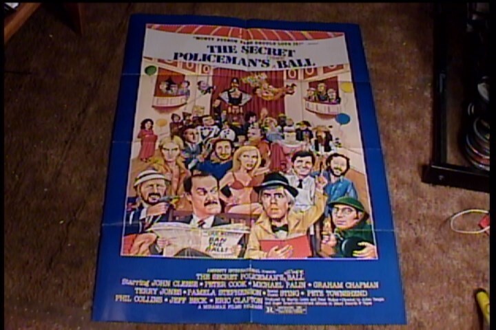 THE SECRET POLICEMAN'S BALL ORIGINAL MOVIE POSTER JOHN CLEESE PETE