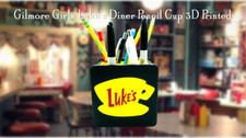 Gilmore Girls Luke's Diner Pencil Cup 3D Printed
