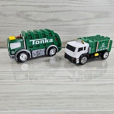 Tonka  Unbranded Recycling Truck Lot of 2 Lights Sounds Works 