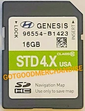 2015 HYUNDAI GENESIS SEDAN NAVIGATION GPS MAP SD CARD MAP OEM 96554-B1423 OEM