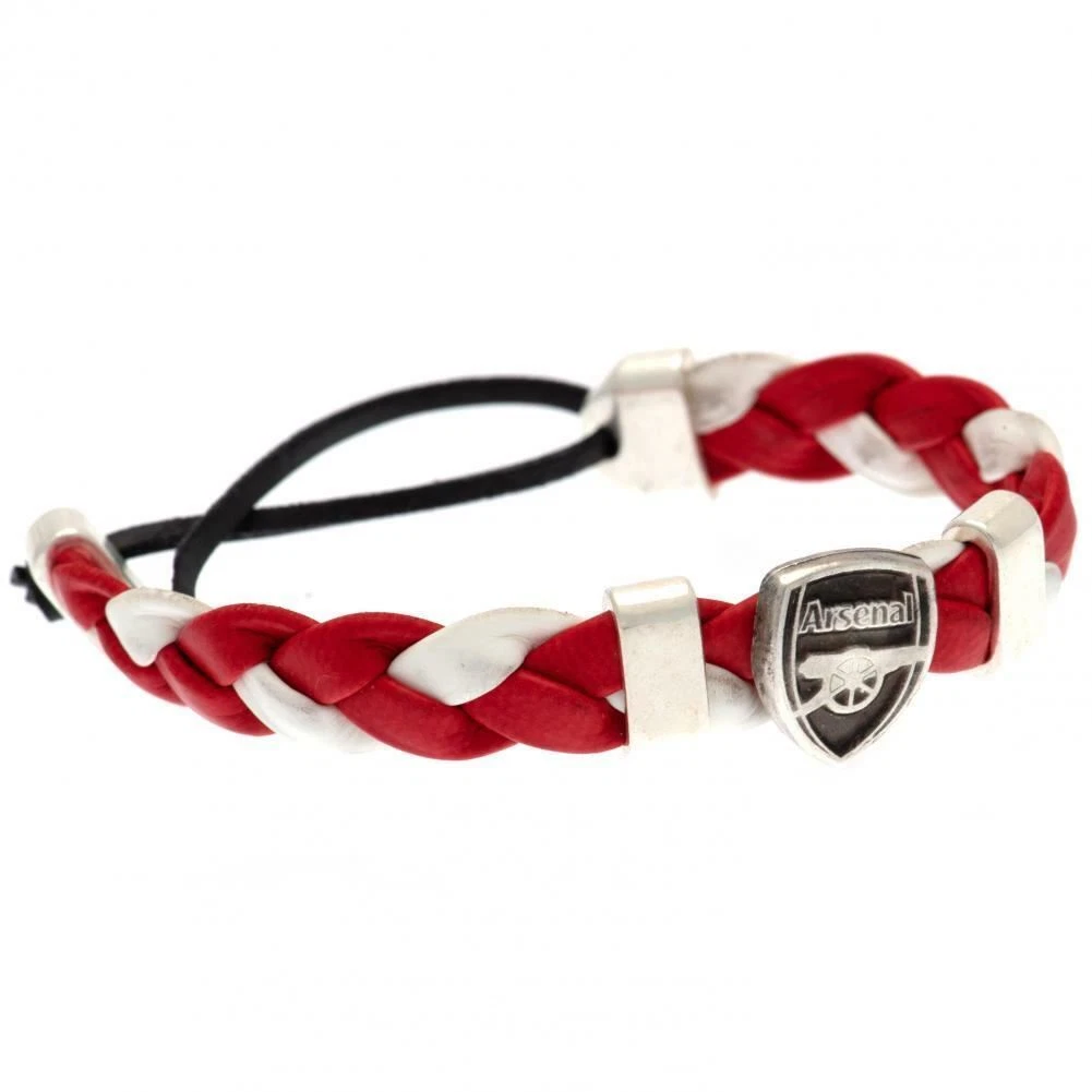 Bracelet Arsenal FC – Silicone Marine, écusson Acier, Officiel, Cadeau Fan