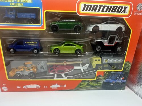 Matchbox 9 Pack Exclusive Mercedes Benz Unimog Renault Kangoo Tesla Model S - Picture 2 of 14