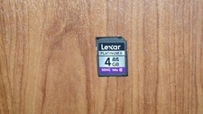 OEM Genuine Lexar Platinum II 4GB SDHC Memory Card - Class 6 - 100x