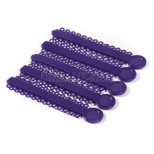 1040 Stck. Ligaturkrawatte Zahnkieferorthopädie Ring Elastisch Latexbänder 45 Farben - Bild 168 von 496