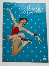 1953 Ice Capades Ice Skating Program Cover by Joe De Mers
