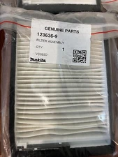 Makita HEPA Vacuum Filter 123636-9, Genuine Makita Part, VC260D