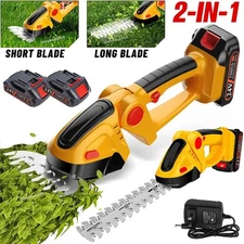 Handheld Electric Cordless Hedge Bush Trimmer with 24V Rechargeable Battery US