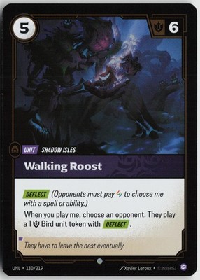 Walking Roost 130/219 Common Unleashed Riftbound Foil Near Mint