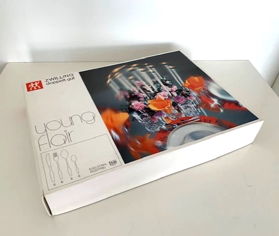 Vintage WMF/Zwilling "Paris" Friodur Besteckset 30teilig, Silber - Bild 3 von 4