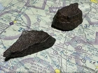 Antique Civil War Relic Artillery Shell Fragments Chattanooga TN