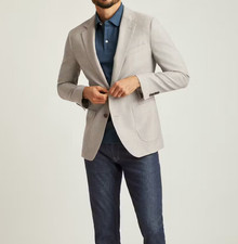 NEW NWOT 2025 BEN SHERMAN Light Gray Sport Coat Suit Blazer 48R