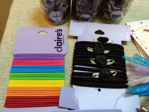 Lot of 14 Assorted Claire's Hair Ties & Bands - New With Tags & Showroom Samples - Picture 4 of 6