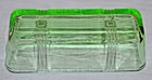 🌟 VINTAGE Hazel Atlas Green Glass Butter Dish depression Top Lid Replacement