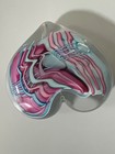 Schmidt Rhea VINTAGE Pink & Blue LARGE Art Glass Heart Paperweight SIGNED Mint! — photo 5
