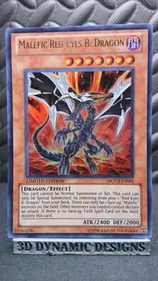 | Yugioh Malefic Red-Eyes B. Dragon MOV2-EN001 Ultra Bonds Beyond Time LP/PL |