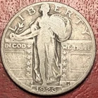 1926-S Standing Liberty Quarter. Free Shipping