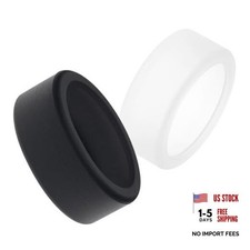Silicone Ring Cover Compatible with Oura Ring 4/Oura S 6/7/8/9/10 Black White
