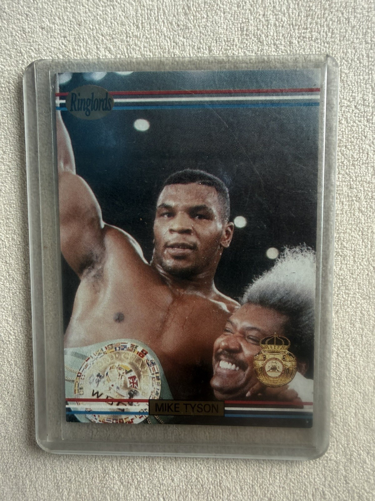 1991 RINGLORDS MIKE TYSON  BOXING CARD - Sample
