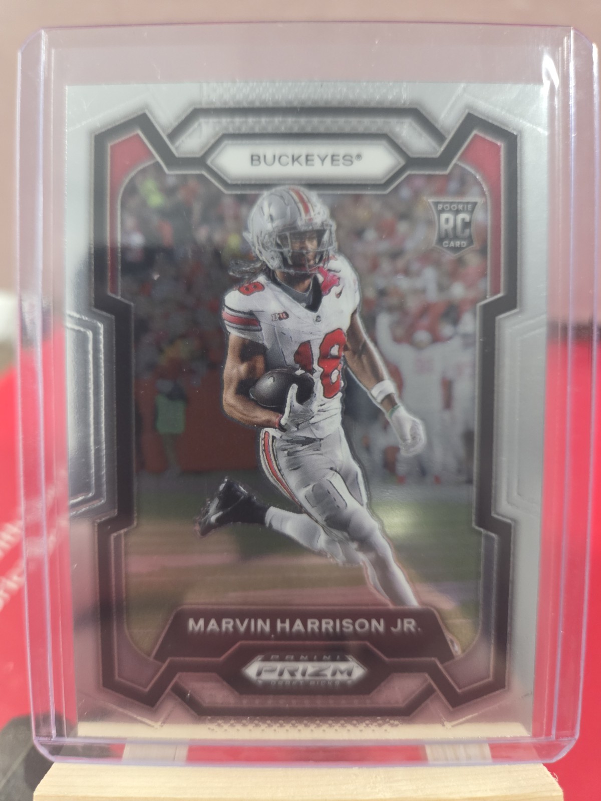 Marvin Harrison Jr. #104 Football Cards 2024 Panini Prizm Draft Picks trading card — raw and PSA graded price guide