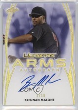 2019 Leaf Ultimate Arms Gold Spectrum 1/10 Brennan Malone #UA-BM1 Auto k4s