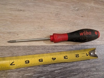 Wiha Tools 36275 Security Torx SoftFinish Driver T10h x 80 mm