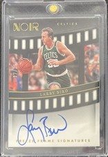 2022/23 Panini Noir Larry Bird Freeze Frame Signatures/25