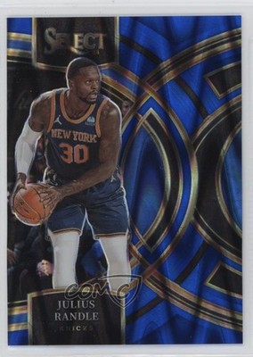 2023-24 Panini Select Premier Level Blue Tectonic Prizm 63/99 Julius Randle 1pk2