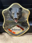 Vintage Original Duquesne Beer 3-D Bear Head Sign 12" x 9"
