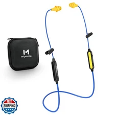 MIPEACE Bluetooth Work Earplugs Headphone,Wireless in-Ear Noise Isolating Ear