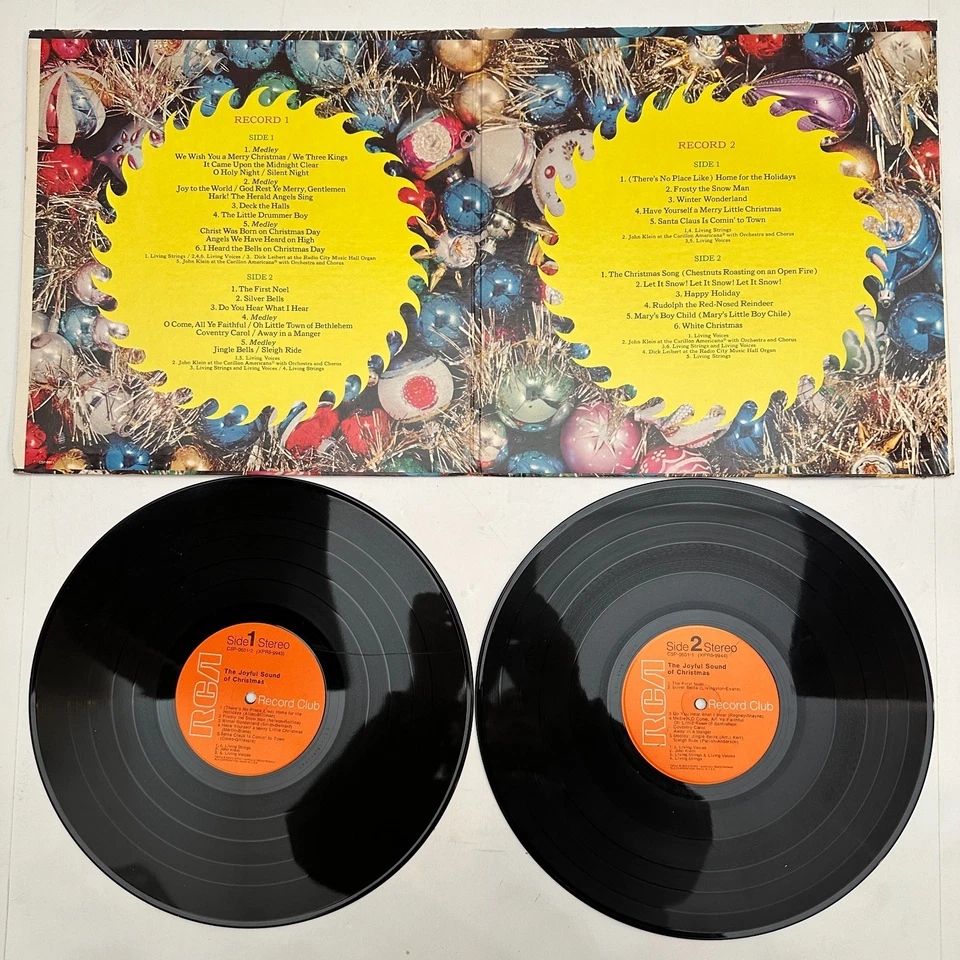 The Joyful Sound of Christmas RCA CSP-1601 Gatefold 2 LP Set 1969 VG+/VG+ Foto 4 de 4