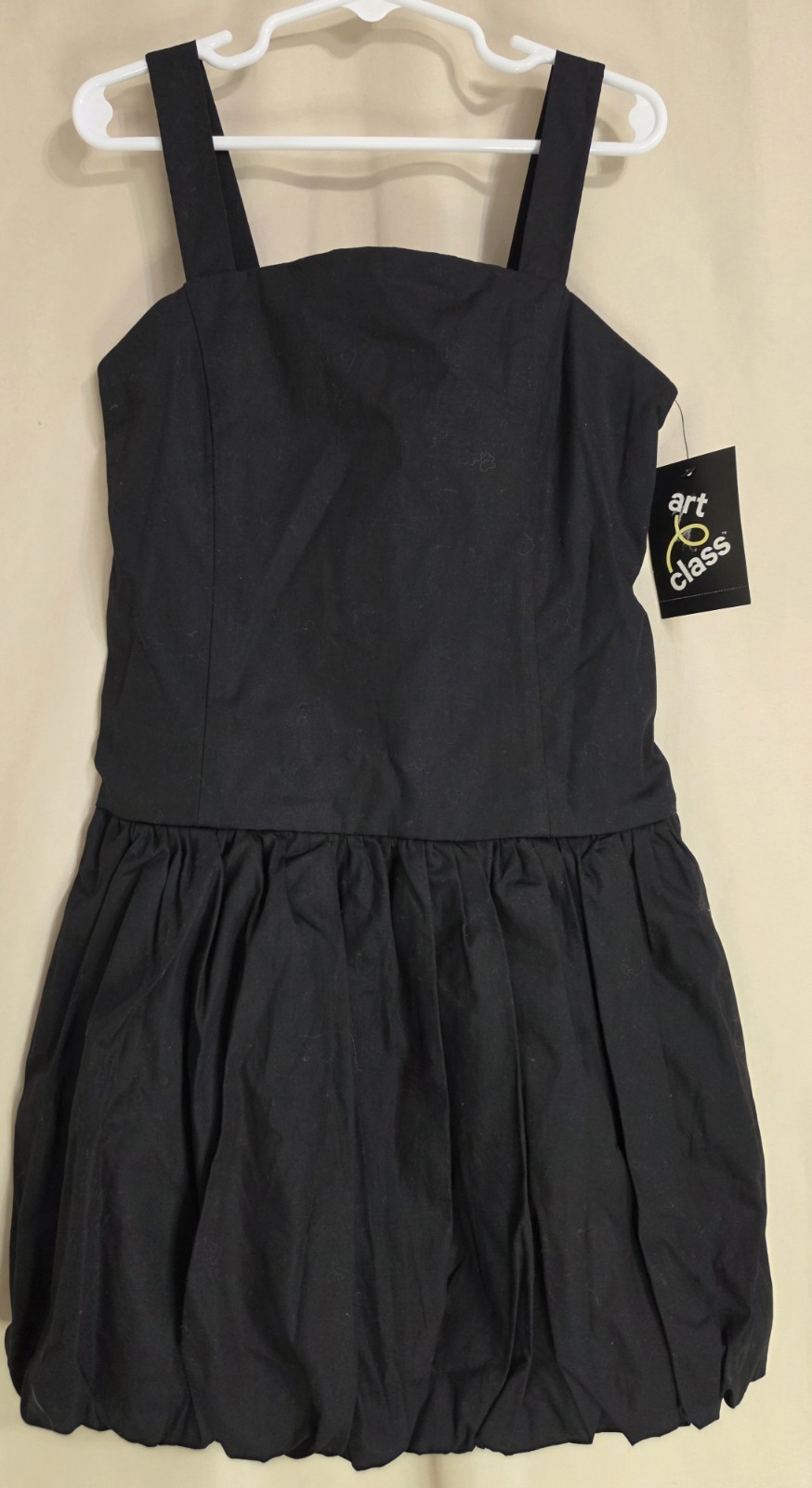 NWT Girls' Mini Bubble Dress By Art Class Size M(8) In Black Sleeveless