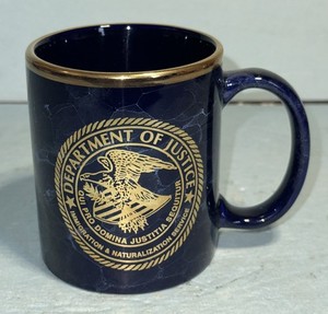 DOJ INS Department of Justice Immigration & Naturalization Service Coffee Mug