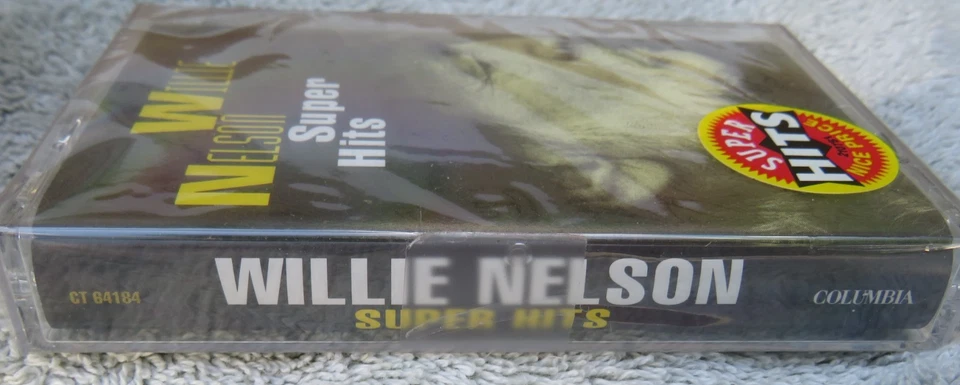 Willie Nelson Super Hits Cassette Tape New Sealed- Hype- Sticker - Image 2 of 4