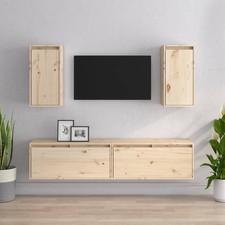TV Schrank Set 4-tlg. Wohnwand Hängeschrank Schrankwand mehrere Auswahl vidaXL