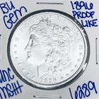 1896 BU UNCIRCULATED MORGAN SILVER DOLLAR AUTHENTIC U.S. MINT FREE SHIPPING 6289