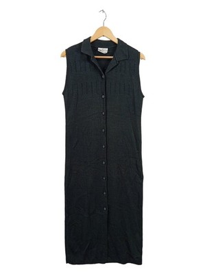 VIA APPIA Strickkleid Damen Kleid Gr. DE 40 schwarz Casual-Look