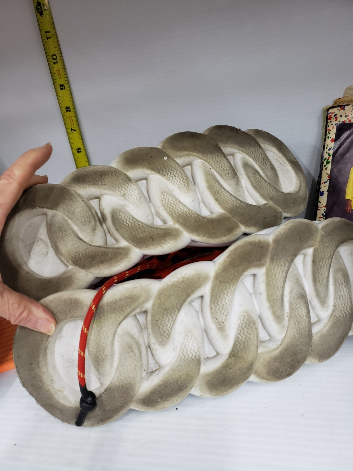 VERSACE Chain Reaction Leopard Pattern Sneaker 42… - image 12