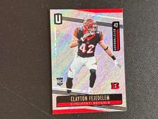 Clayton Fejedelem 2019 Unparalleled Rookie Card RC Cincinnati Bengals E42