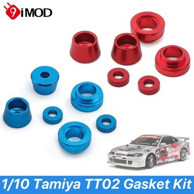 9IMOD Metal Front Steering Cups Gasket For 1/10 Tamiya TT02 RC Car Gasket Kit