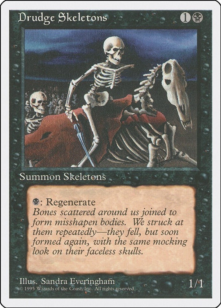Drudge Skeletons #133 (LP) Fourth Edition (4ED) MTG