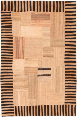 Kelim Patch Teppich 164x250 cm handgewebt Wolle Persien Unikat Neu
