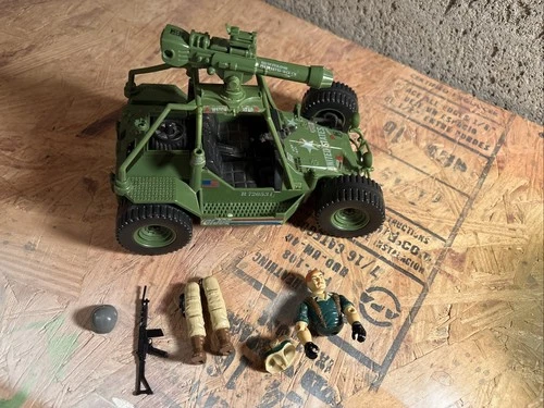 Vintage 1985 GI Joe AWE Striker Jeep Dune Buggy Incomplete W/Crankcase Complete