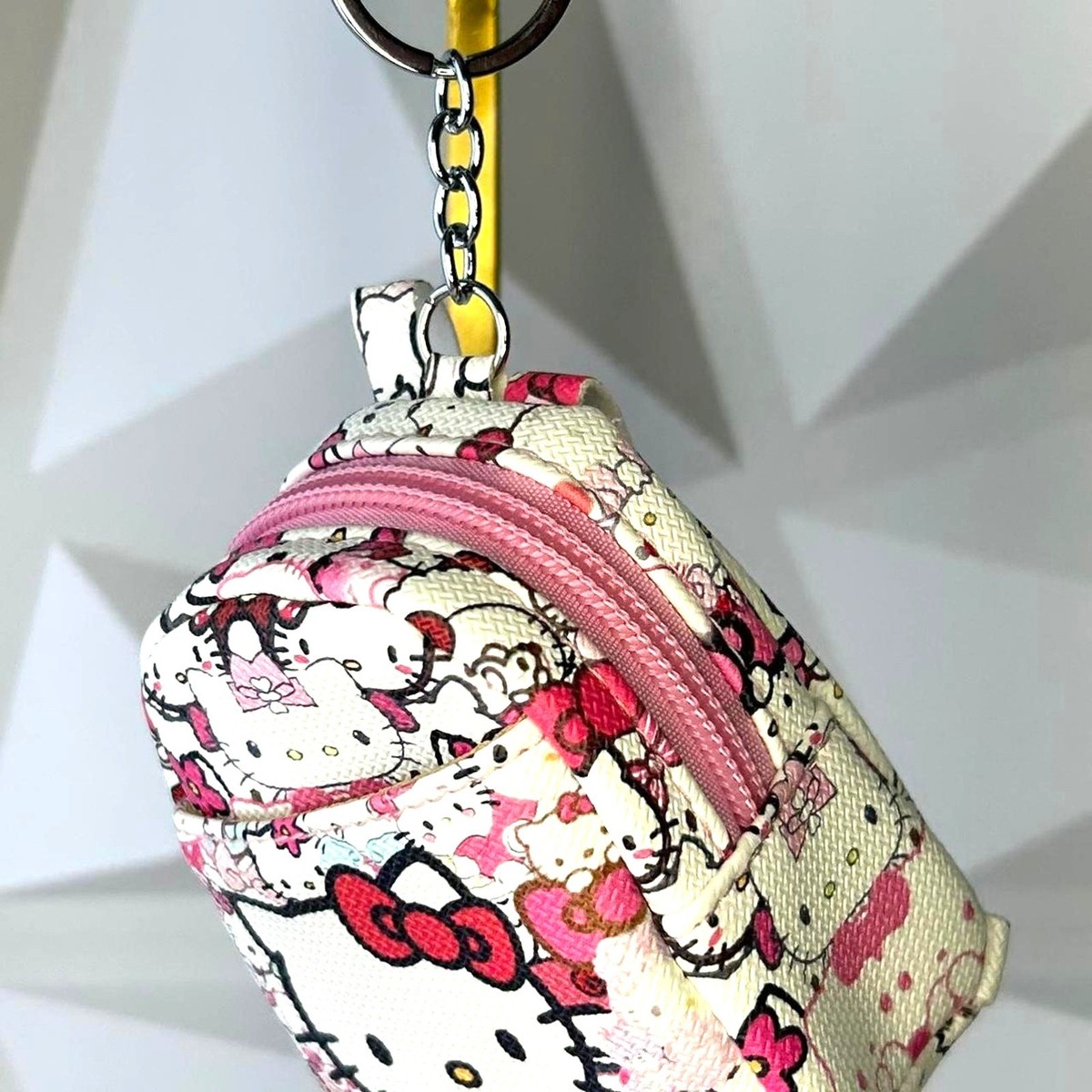Hello Kitty Pink and White Mini Backpack Keychain/Bag charms Set Pink/Hello Kitty Bag Charm for kids | H&M US main image 4